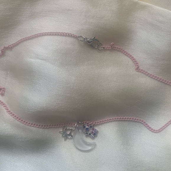 Enamel Chain Charm Necklace - Picture 2 of 6